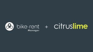 bike.rent Manager X Citrus-Lime text on grey background