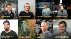 Eurobike Awards 2024 jury. 8 profile pictures. 1 for each judge.
