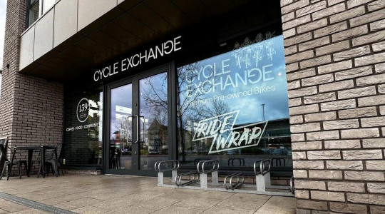 RideWrap has opened a new installation facility at Cycle Exchange in Kingston Picture RideWrap