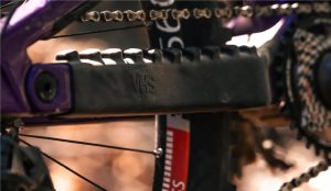 VHS Slapper Tape 3.0 in black fitted to a mountain bike