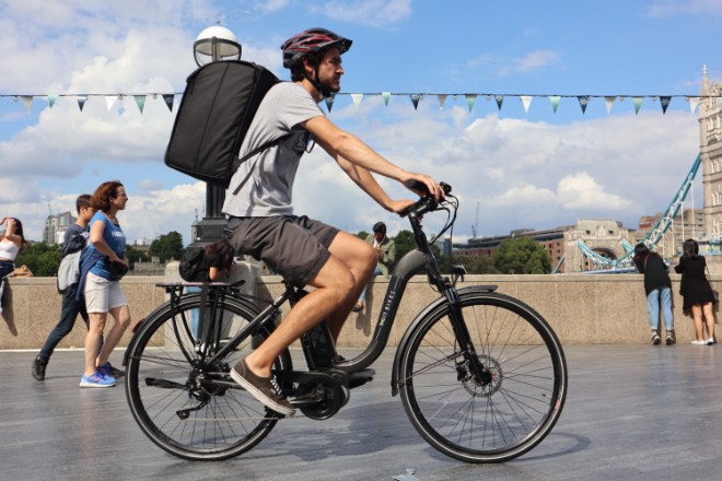 E-bike tech start-up launches in London with Deliveroo - BikeBiz